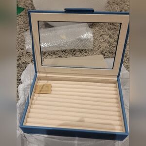 WOLF Peacock Blue Ring Box